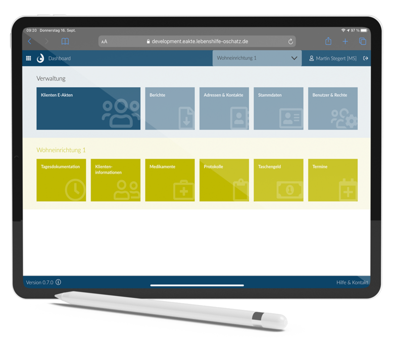 Vorschau Dashboard